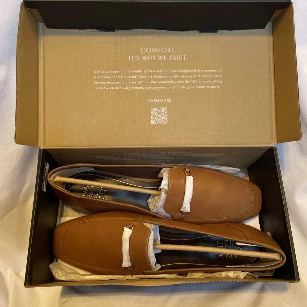 Naturalizer Cecilia Loafer English Tea (Brown) Leather Flats Women's Size 11 New - Picture 12 of 12
